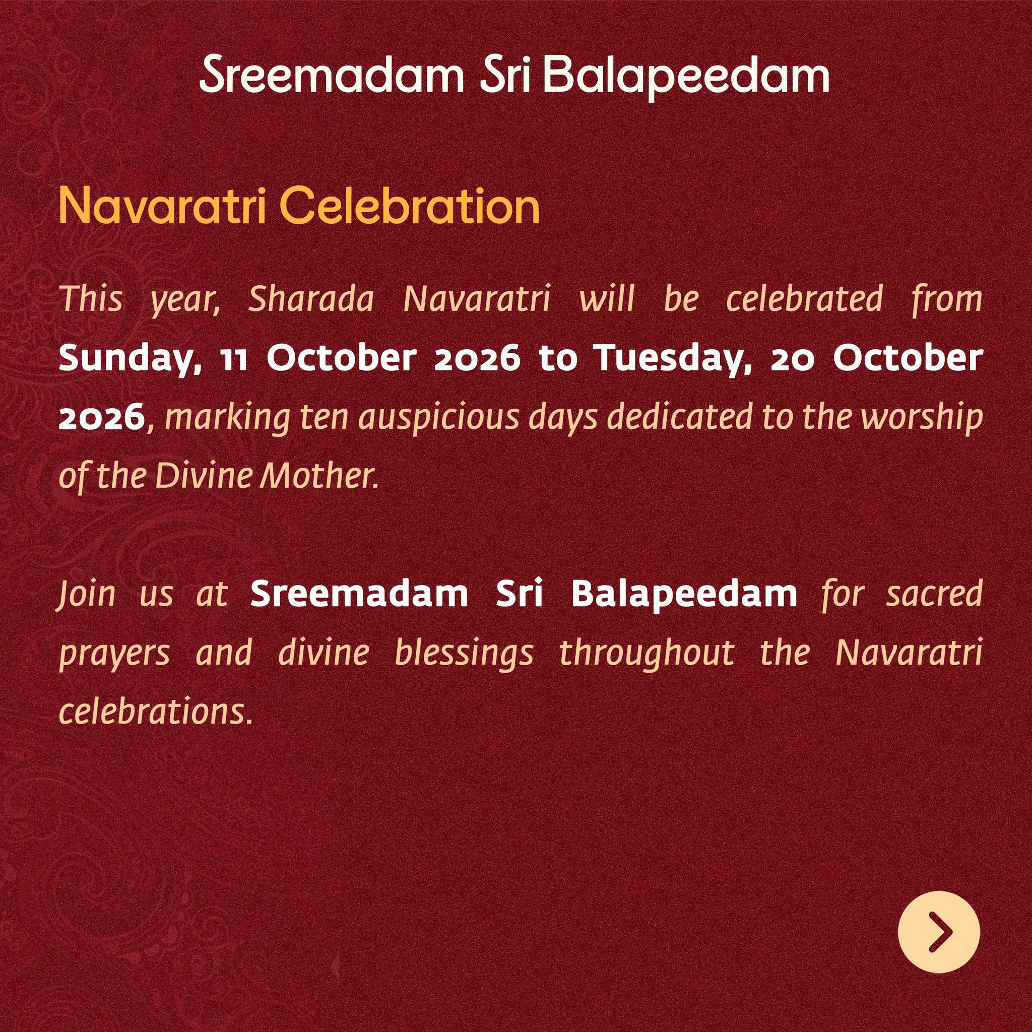 Navaratri Celebration 2026 - Image 2