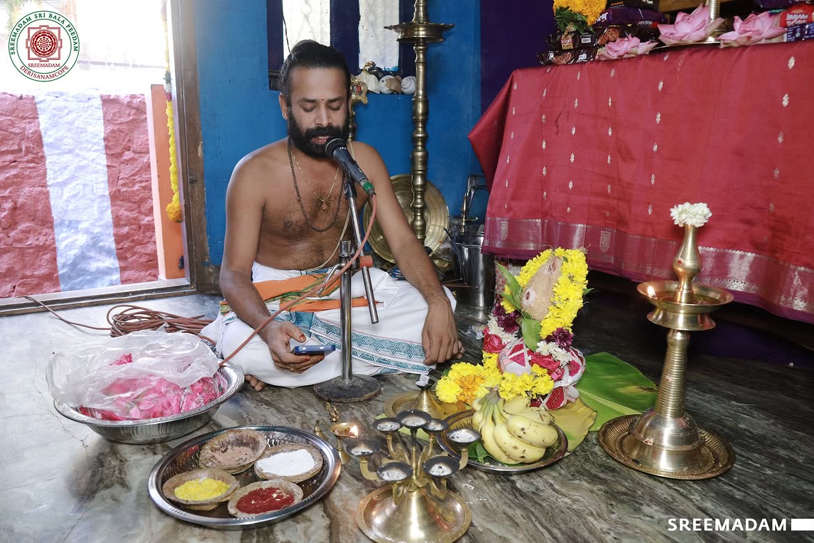 Gho Poojai at Sreemadam Sri Balapeedam