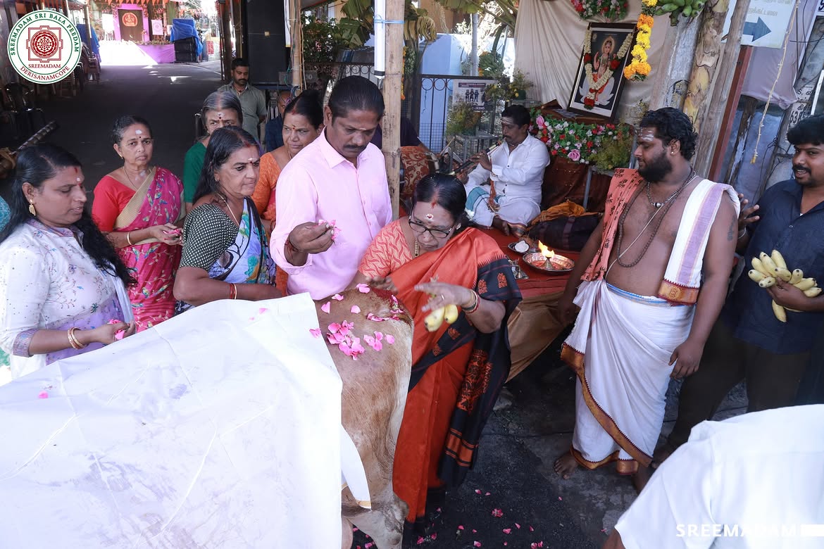 Gho Poojai at Sreemadam Sri Balapeedam