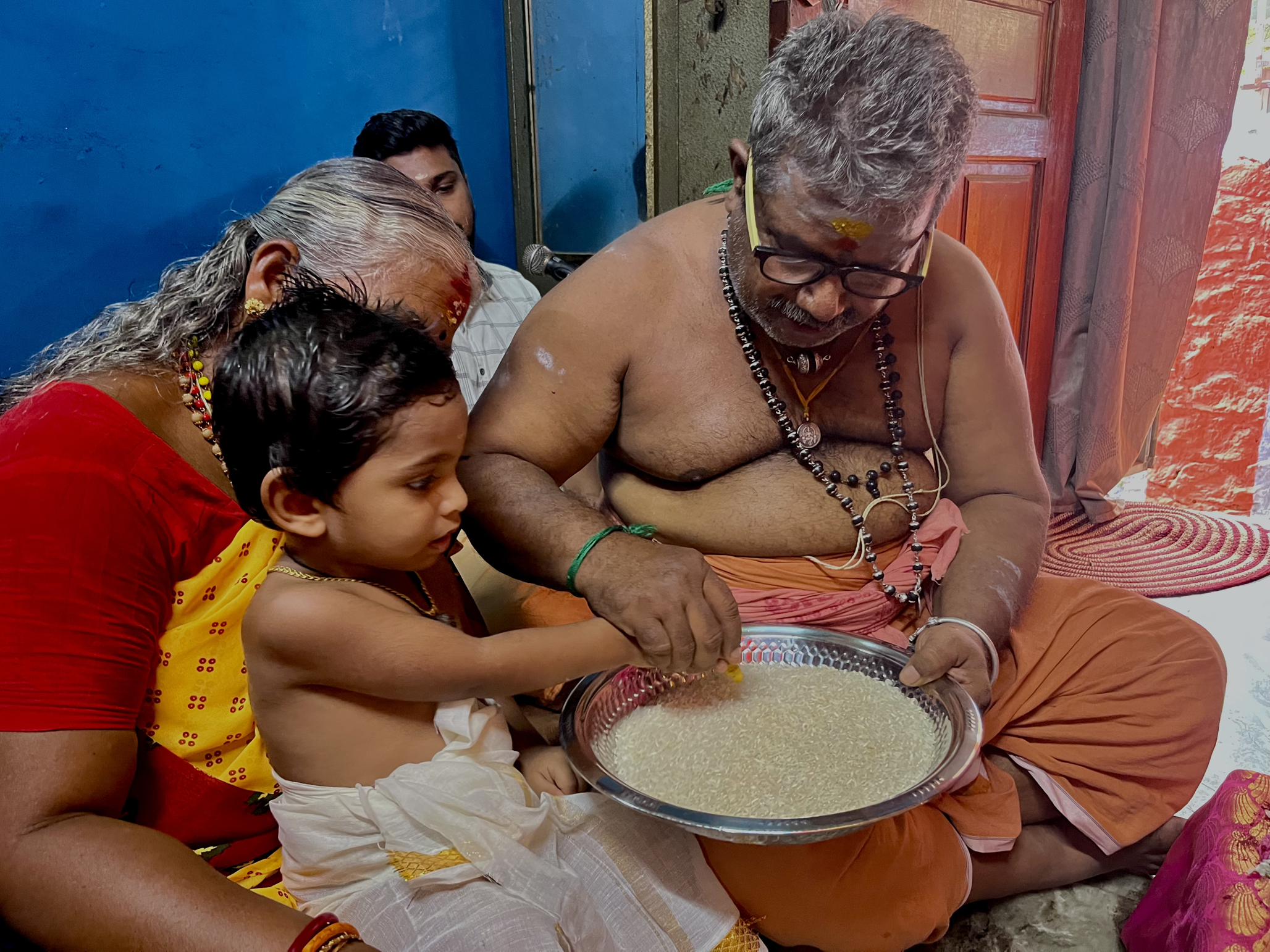 Vidyarambham in Navarathri Celebrations at Sreemadam Sri Balapeedam - Image 1