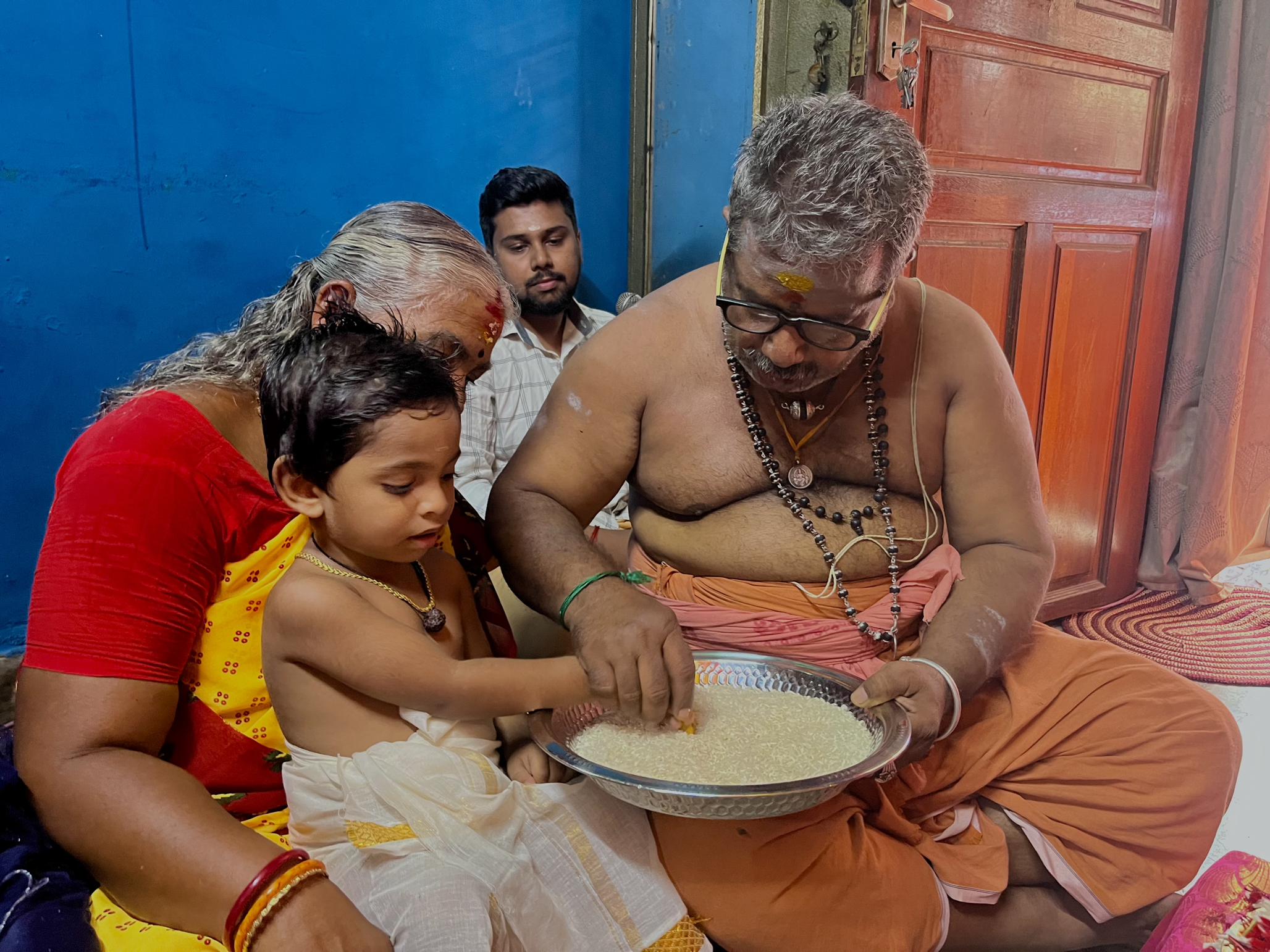 Vidyarambham in Navarathri Celebrations at Sreemadam Sri Balapeedam - Image 2
